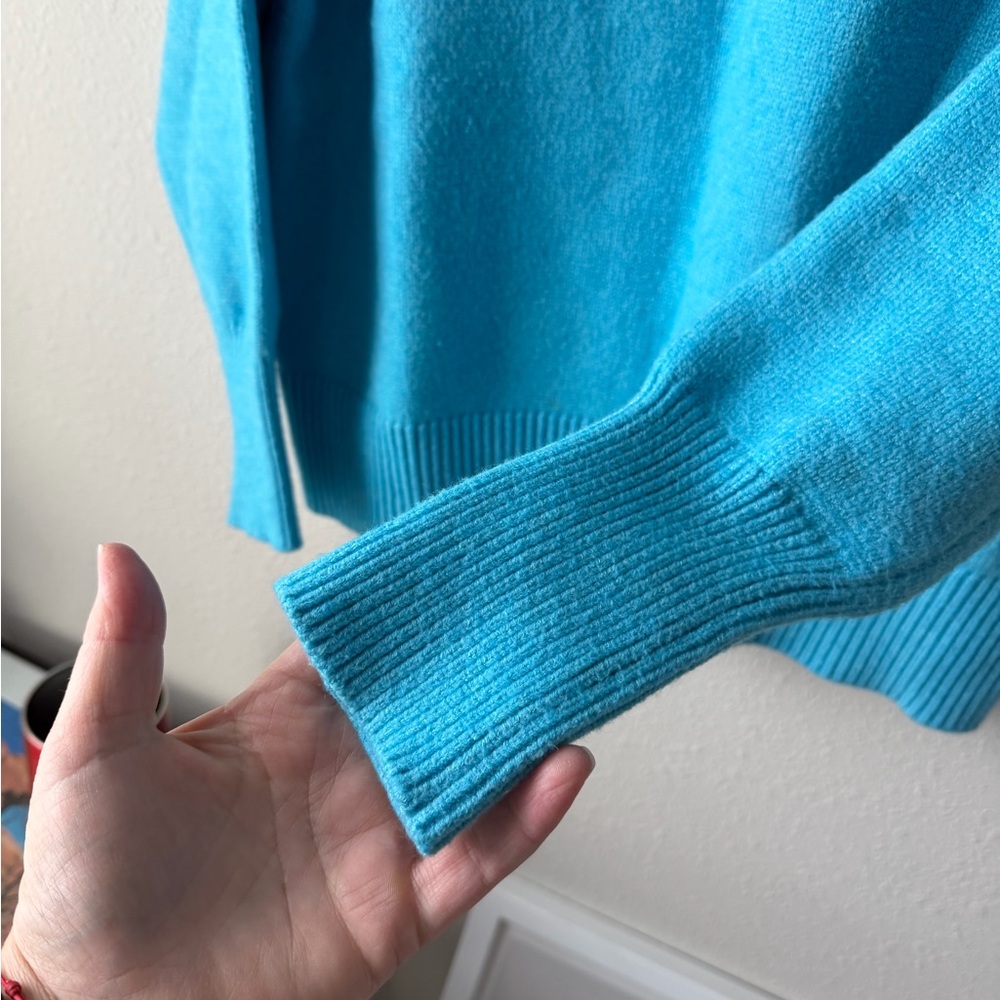 Philosophy Bright Blue Knit Sweater - Picture 9 of 11